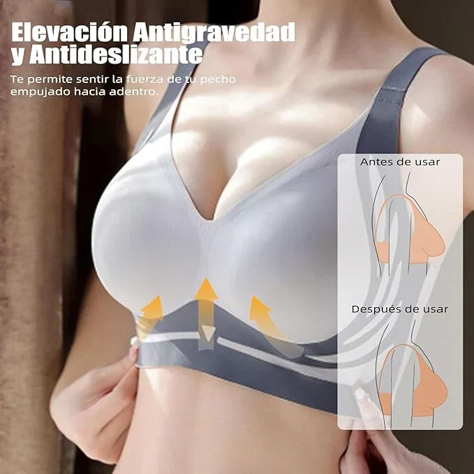 Mouny™ - Sujetador sin costuras - efecto moldeador con realce😍 | 🎁lleva 2 paga 1🎁